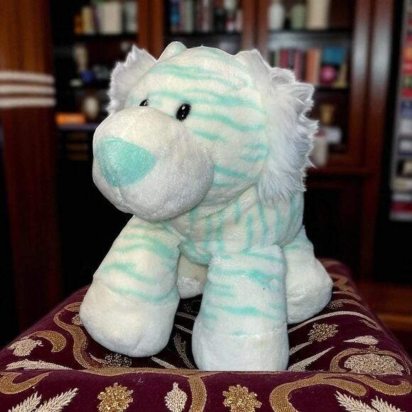 14" Aurora Baby Plush Tiger Cub Stuffed Animal Nursery Decor Shower Gift Toy - Picture 1 of 12